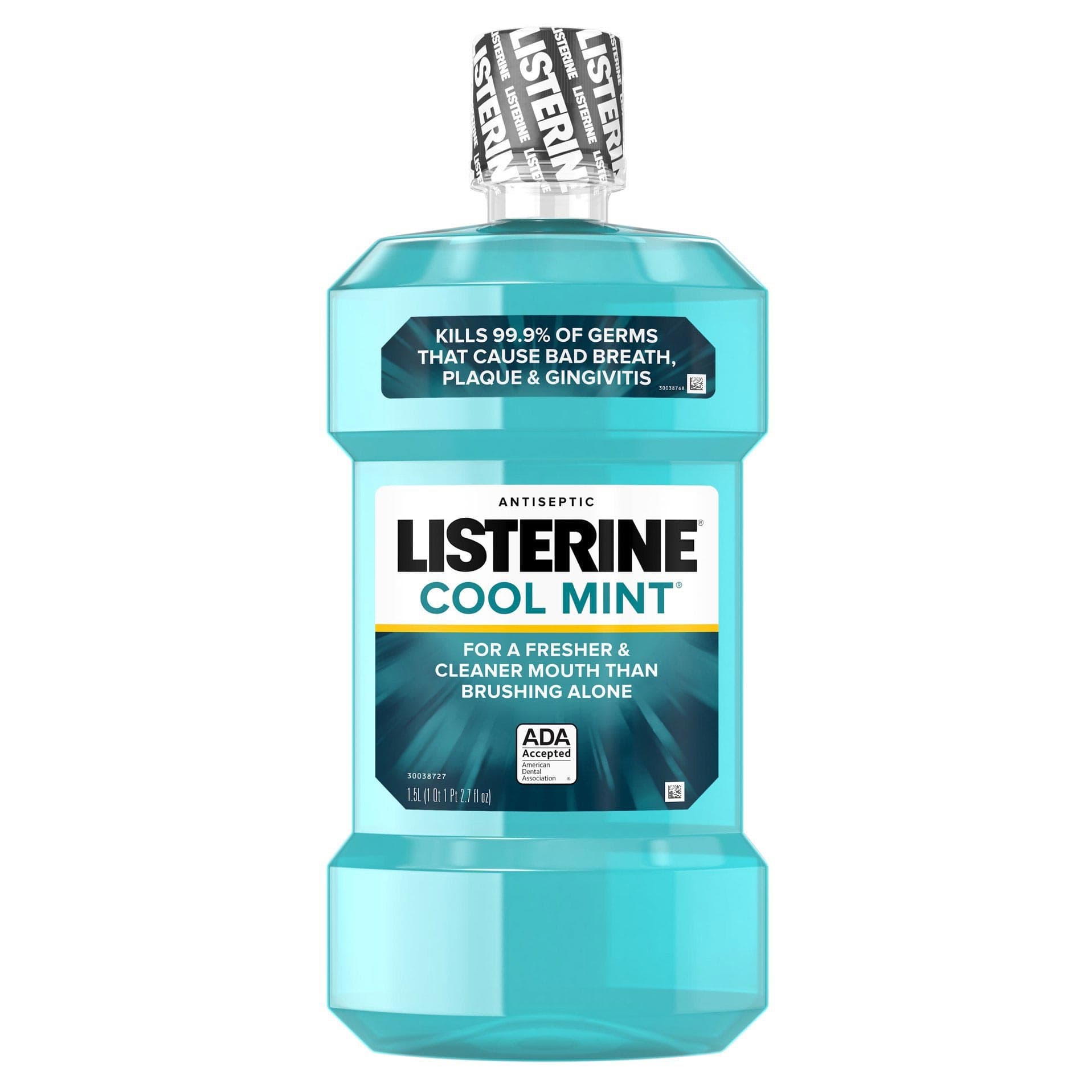 Listerine Mouthwash, Mint Flavor, 1.5 Liter - Case of 6 - Image 1