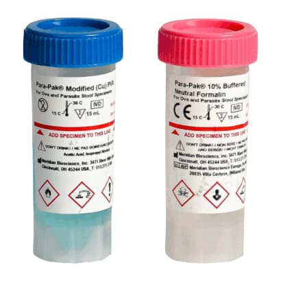Para-Pak 2-Vial Specimen Collection and Transport Kit, NonSterile - Image 1