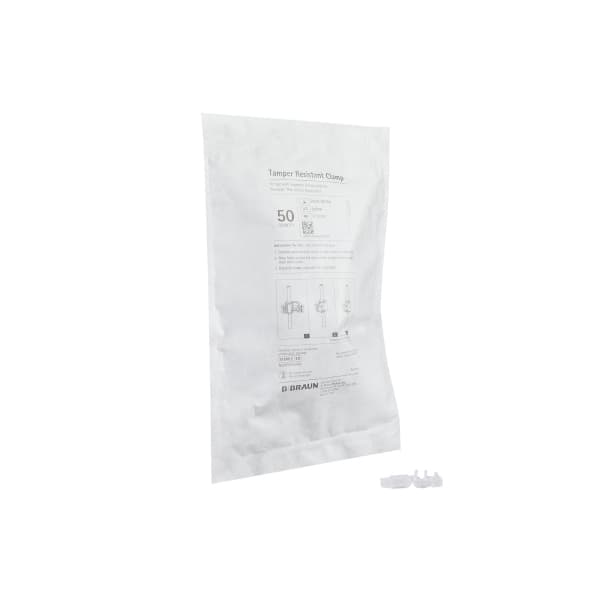 Pinnacle TPN Bag Tamper Resistant Clamp - Case of 500 - Image 1