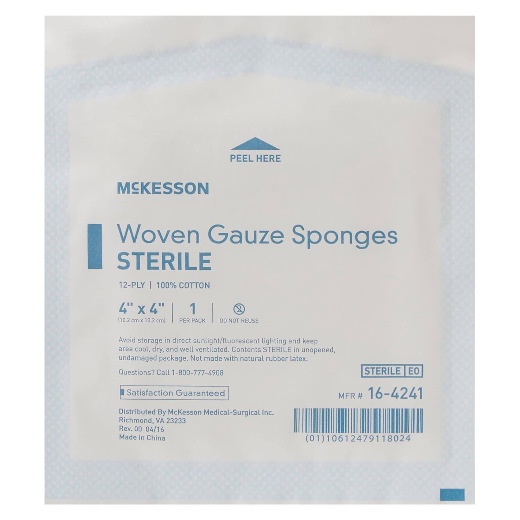 McKesson 12-Ply Sterile Gauze Sponge - Image 4
