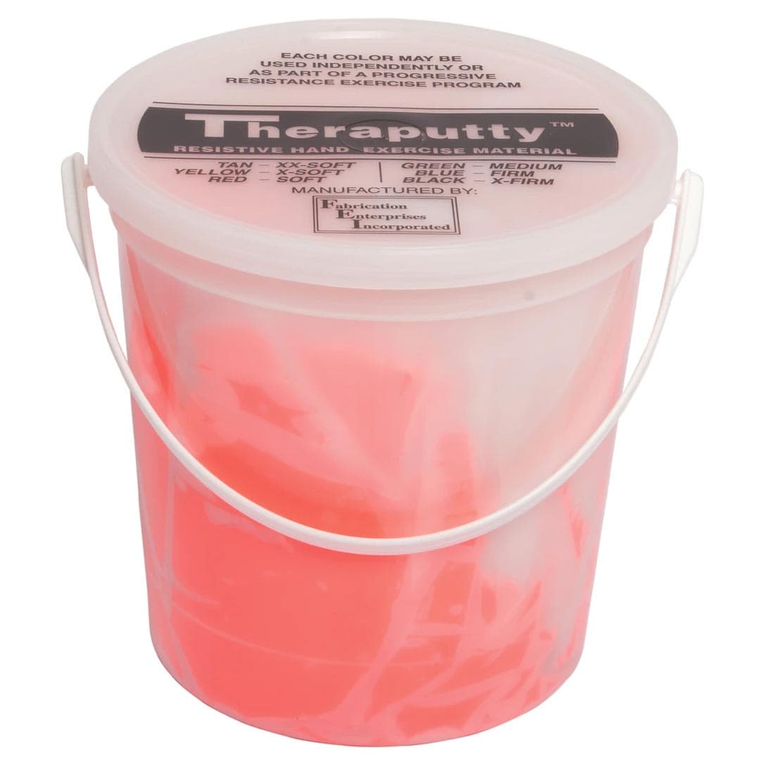 CanDo Antimicrobial Theraputty Exercise Material, 50 Lbs, Red, Soft - Image 1