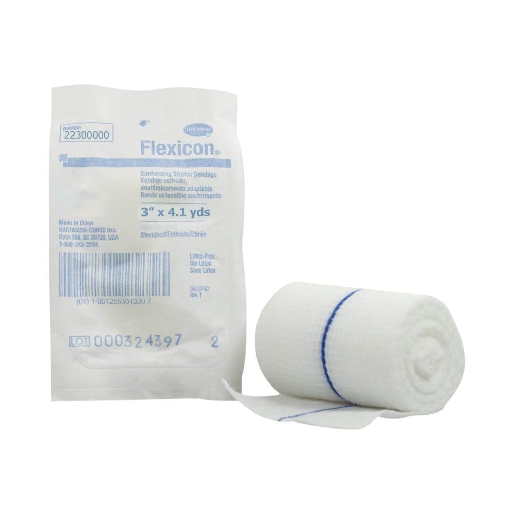 Flexicon Non-Sterile Conforming Bandage, 3 Inch x 4-1/10 Yard - Each - Image 1