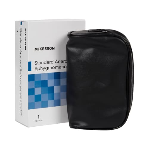 McKesson 2-Tube Pocket Aneroid Sphygmomanometers Unit with Pediatric Cuff - Image 2