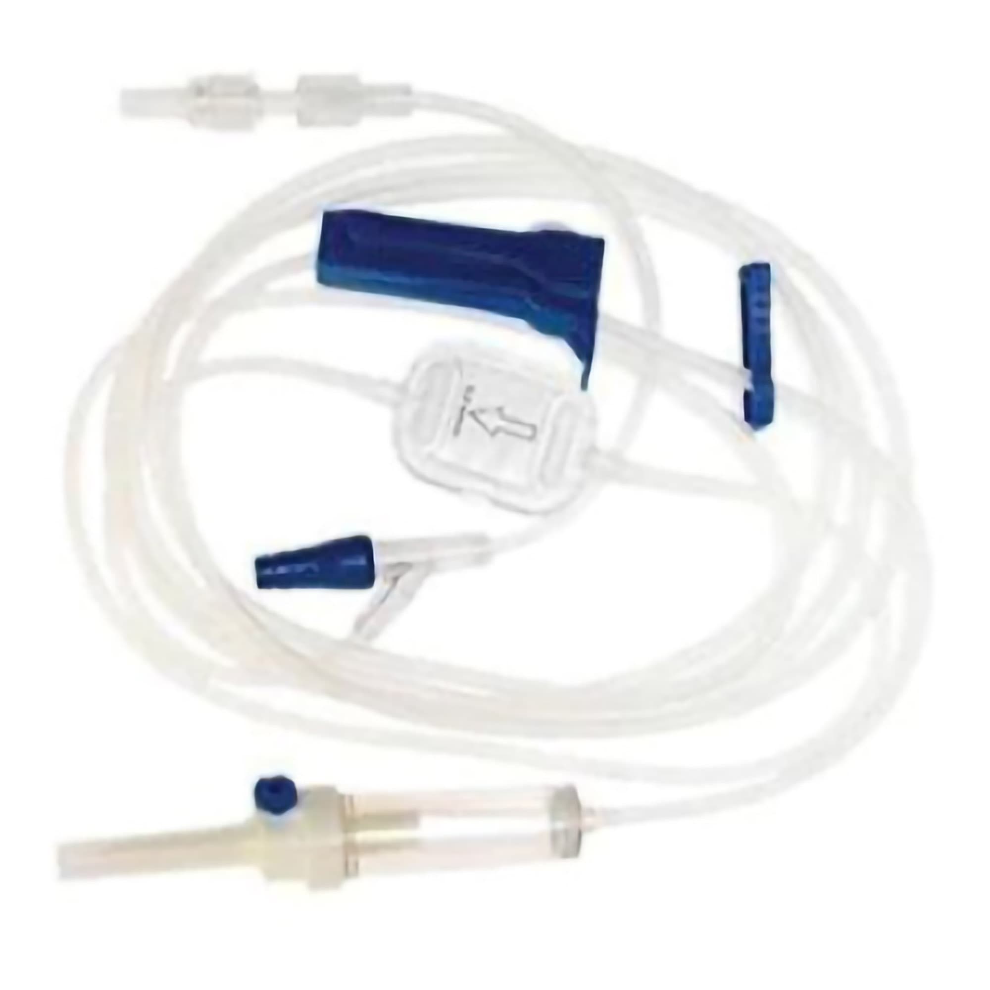 102" length, slide clamp, roller clamp, GVS Speedflow 0.2 micron Filter, one Clave Y-Site - Image 1