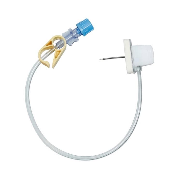 Smiths Medical Gripper Huber Needles without Y-site, 20 Gauge, 1 Inch - Box of 12 - Image 1