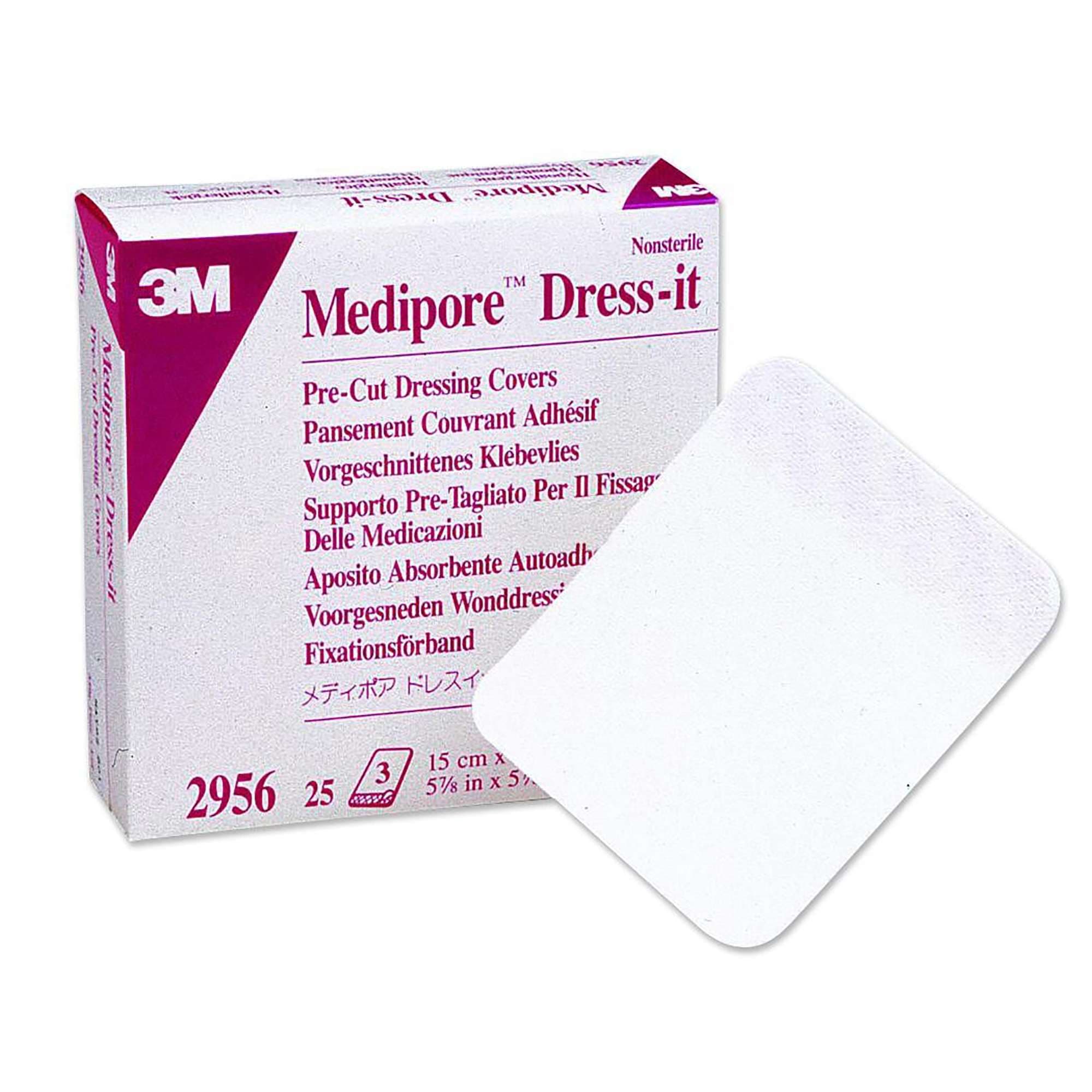 3M Medipore Hypoallergenic Dress-It Pre-Cut Dressing Cover - Image 2