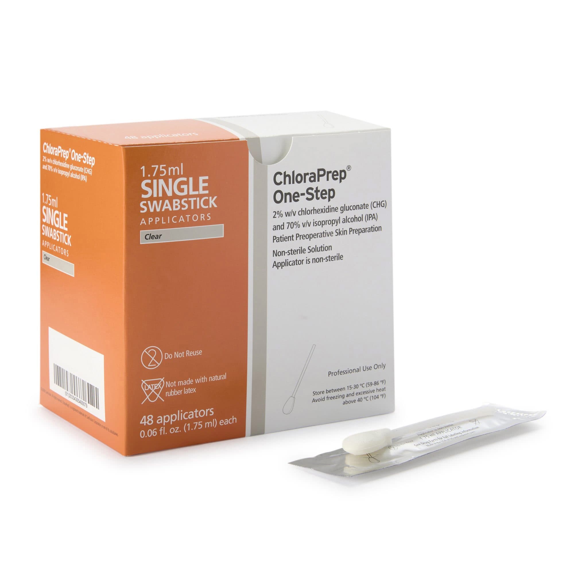 Becton ChloraPrep One-Step Single Swabstick