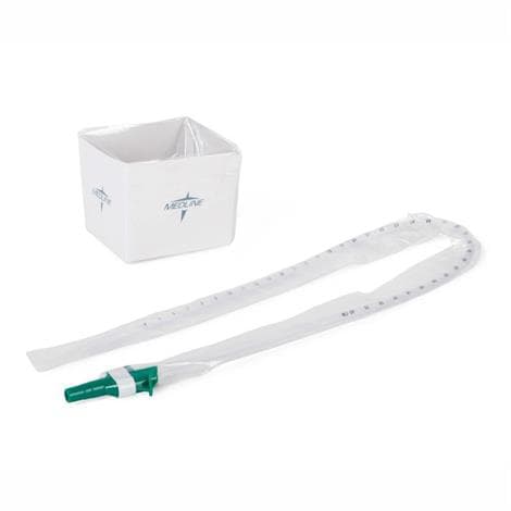 Medline Straight Packed Open Suction Sleeved Catheter, 10 Fr - Case of 50 - Image 1