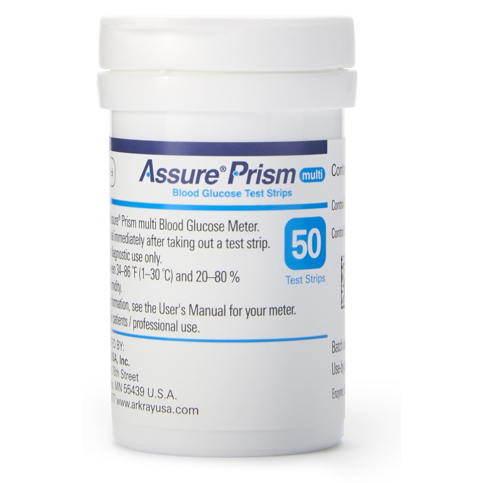 Arkray Assure Prism Multi Blood Glucose Test Strips - Box of 100 - Image 1