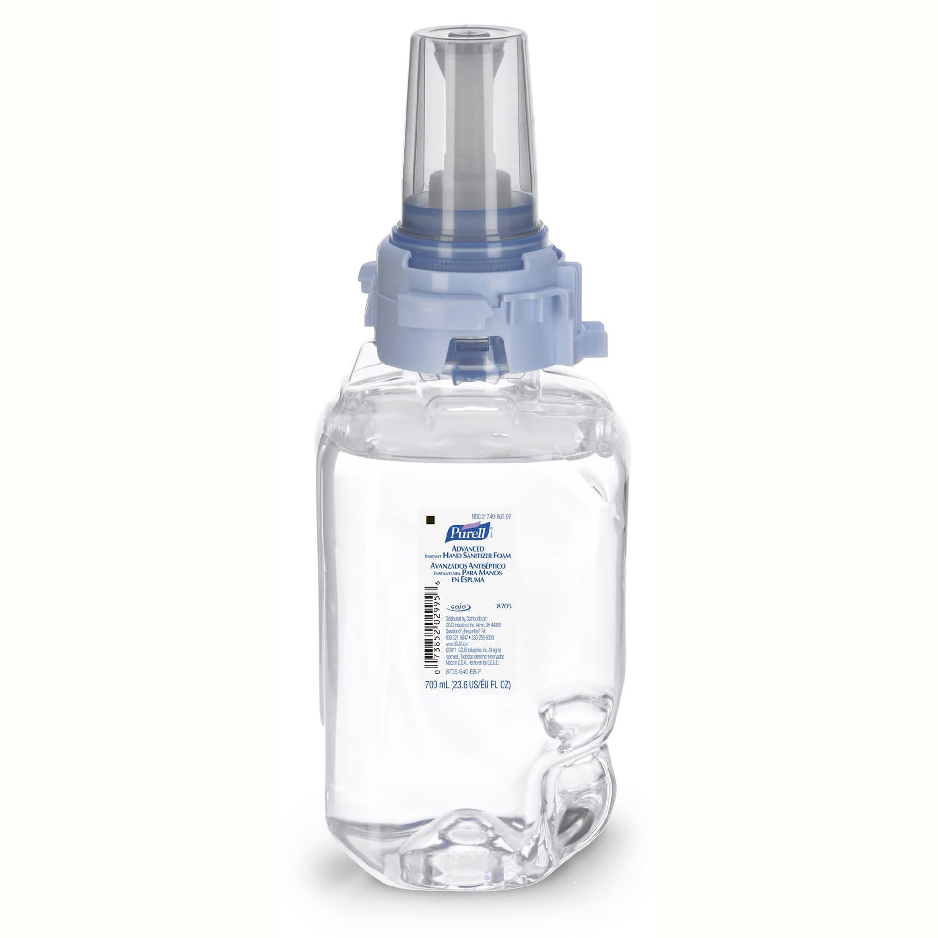 Purell Advanced Hand Sanitizer Foam Refill for ADX-7 Dispenser, 700 mL - Image 1