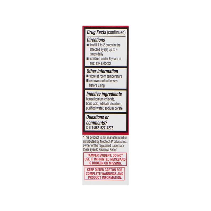 Leader Redness Relief Eye Drops, 0.5 oz - Each - Image 3
