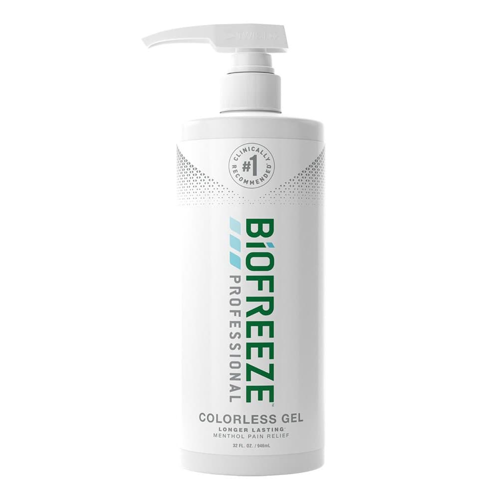 Biofreeze Professional Pain Reliever Gel with Pump Colorless 32 oz. - Image 1