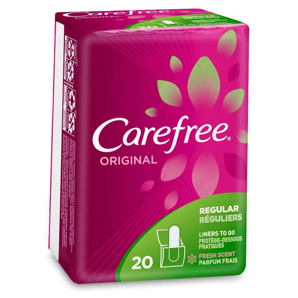 Carefree Original Panty Liner, Fresh Scent - Case of 18 - Image 3