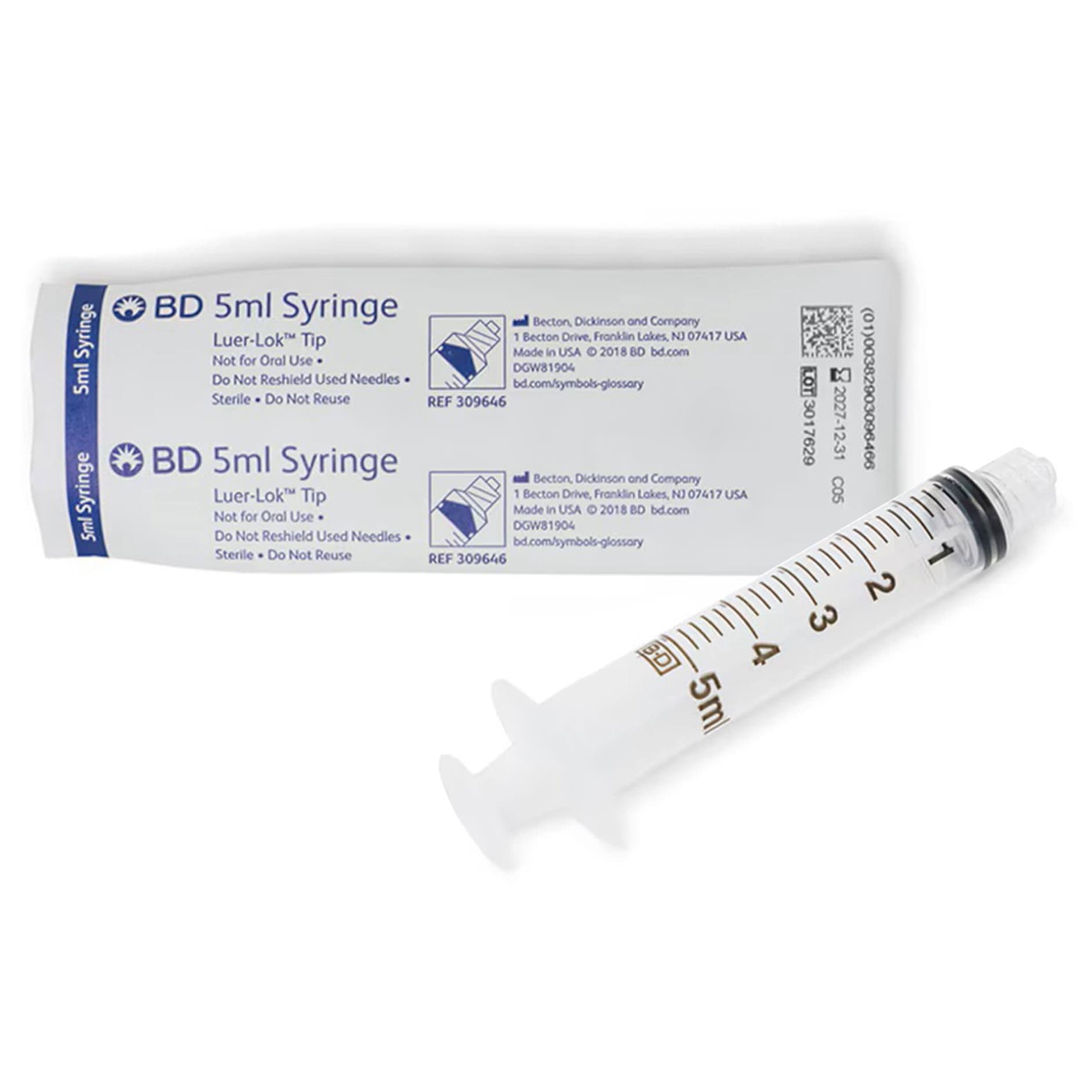 BD Luer-Lok Flat Top Style General Purpose Syringe - Each - Image 1