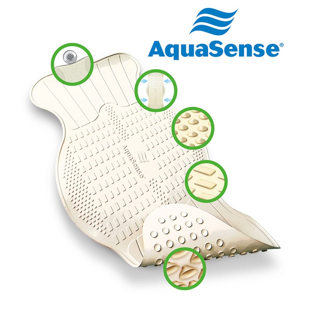 Drive AquaSense Bath Mat, Contoured Regular Size - Image 2