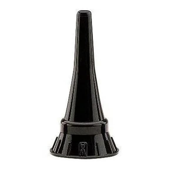 Welch Allyn 2.5 mm Universal Reusable Ear Speculum, Black Polypropylene - Image 1