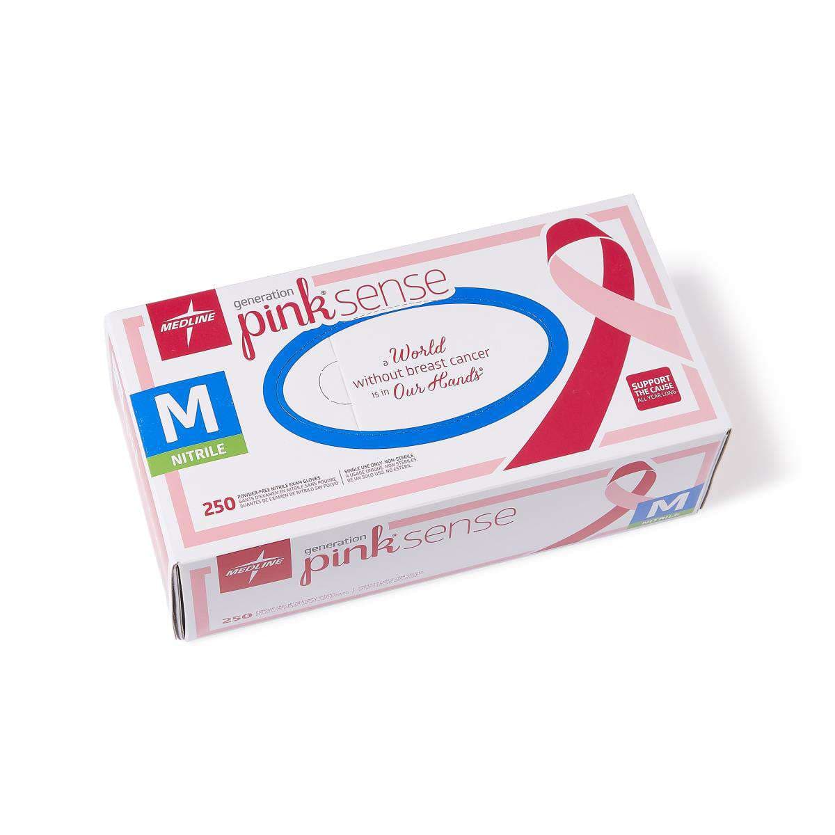 Generation Pink Sense Powder-Free Nitrile Exam Gloves - Image 2