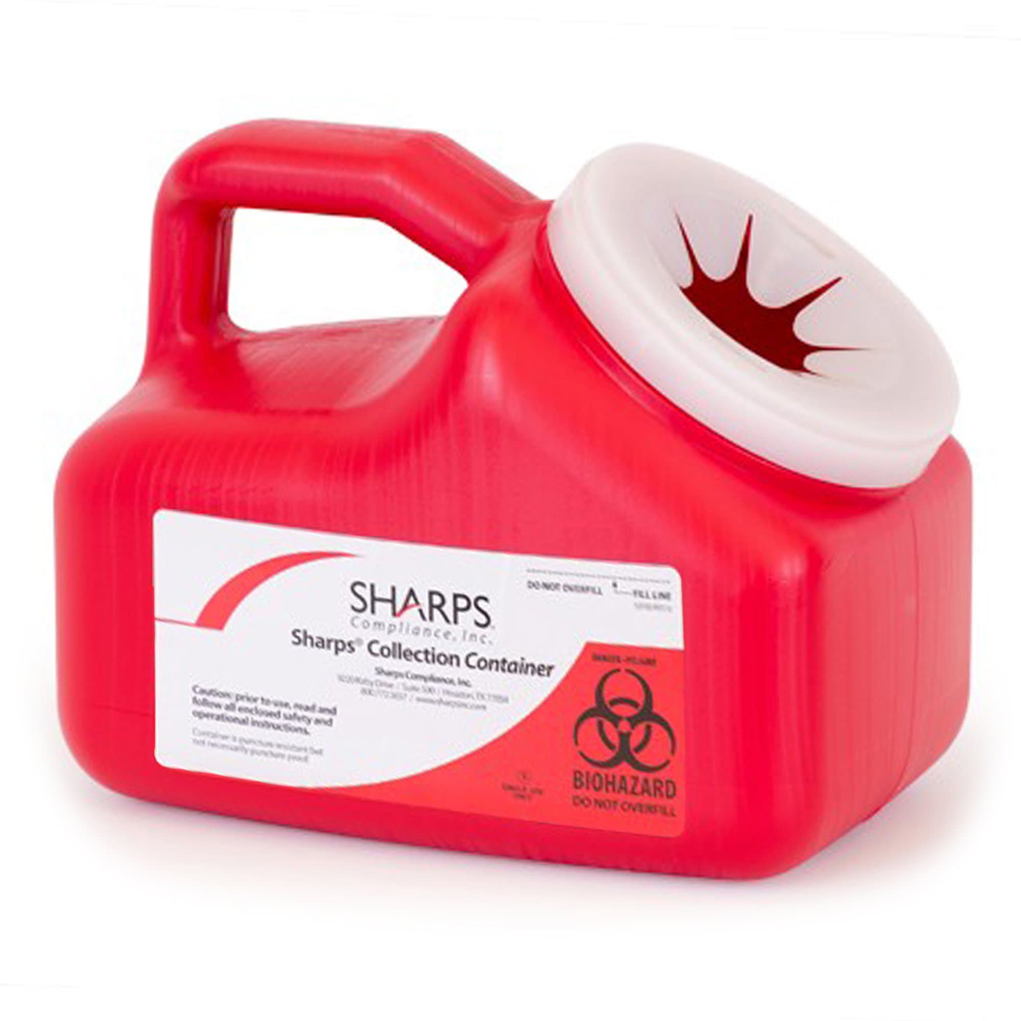 Pro-Tec 1 Gallon Mailback Sharps Container, Vertical Entry - Image 3