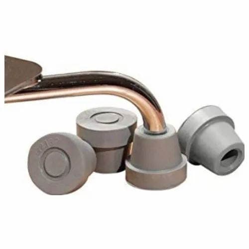 Medline Guardian Quad Cane Tip with Reinforcing Metal Insert 1/2" Diameter - Each