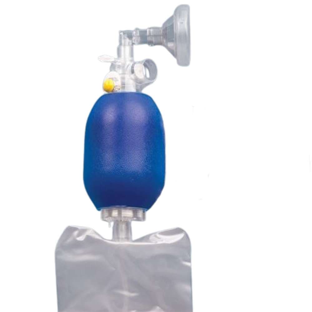 Airlife Infant Self Inflating Resuscitation Bag with Mask, O2 Reservoir Bag, PEEP and Pop off Valve without Tube - Image 1