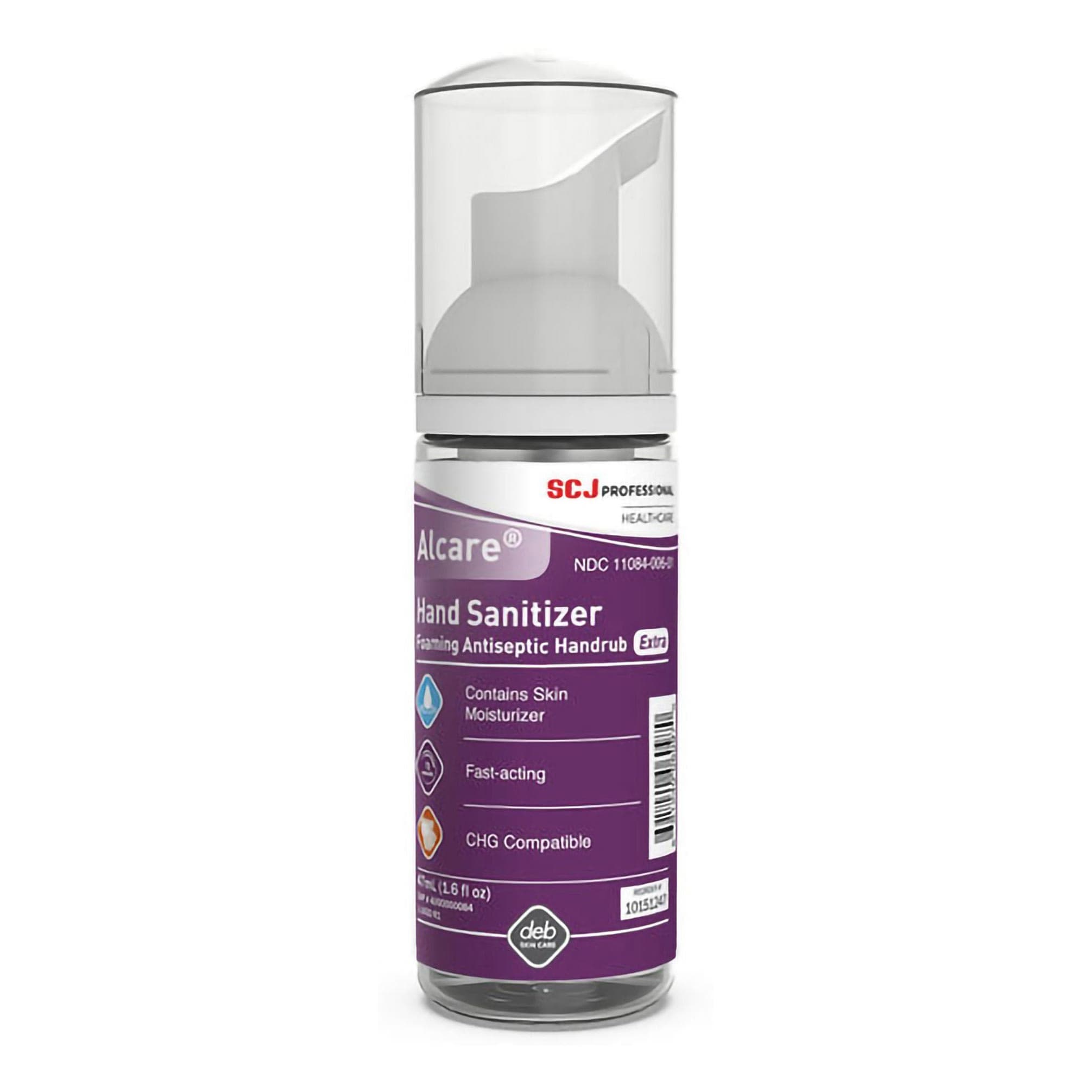 Alcare Foaming Hand Sanitizer, Pump Bottle, 47 mL - Case of 12 - Image 1