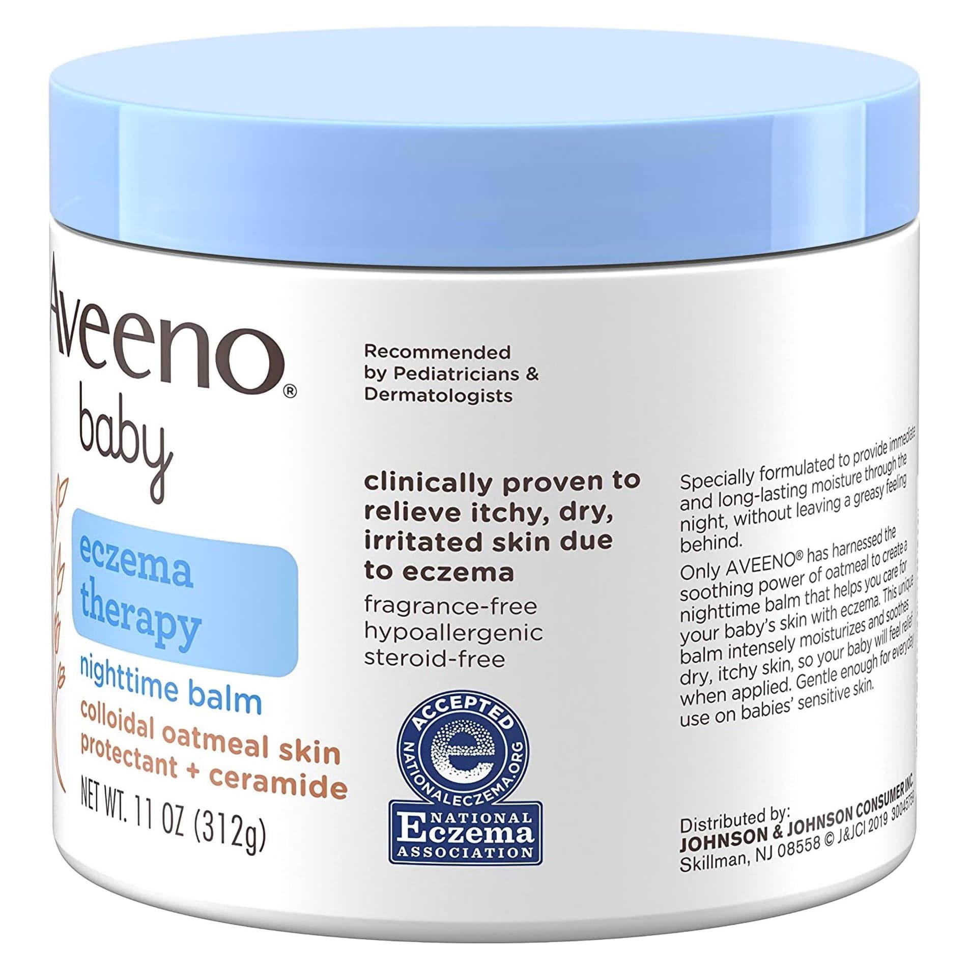 Aveeno Baby Eczema Therapy Nighttime Balm, 11 oz - 1 Each - Image 2