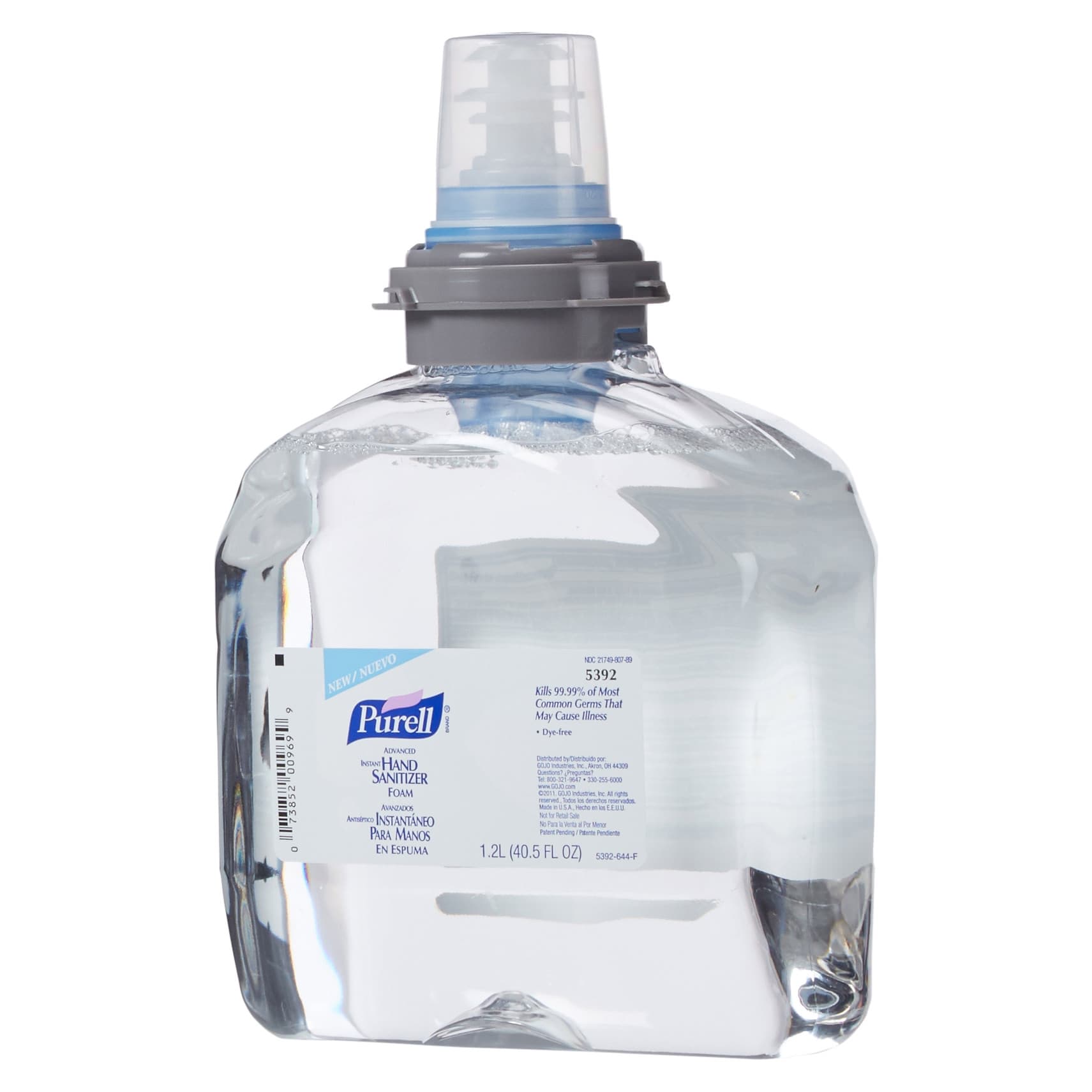 Purell Advanced Hand Sanitizer Dispenser Refill Bottle For TFX Touch-Free dispensers