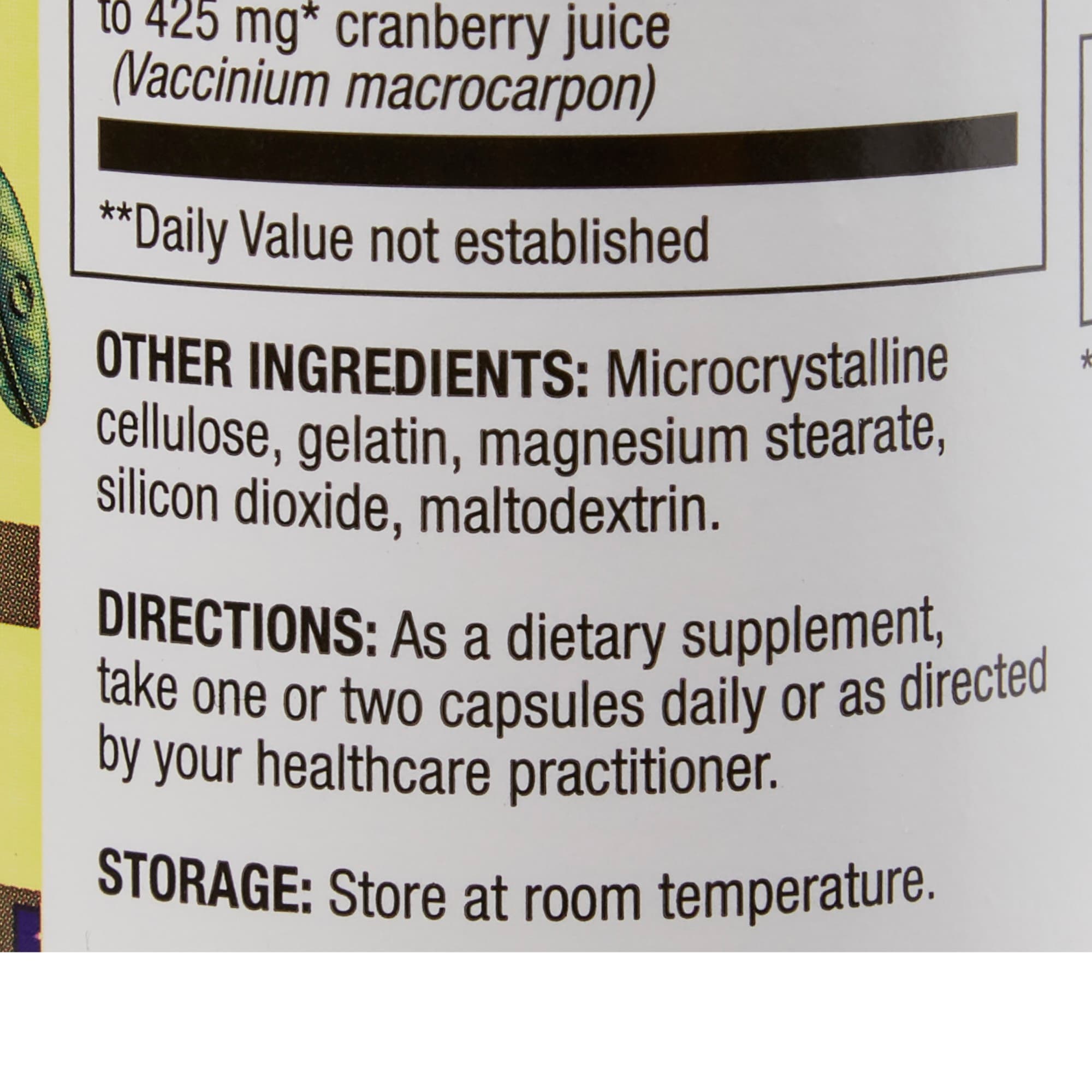 Optimum Dietary Supplement Capsule, Cranberry Flavor - Bottle of 100 - Image 3