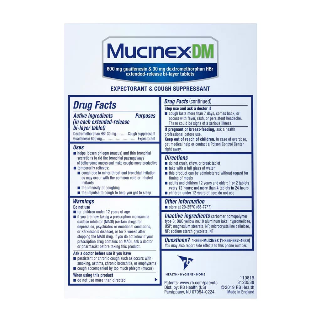 Mucinex DM Extended-Release Bi-Layer Tablets - Image 3