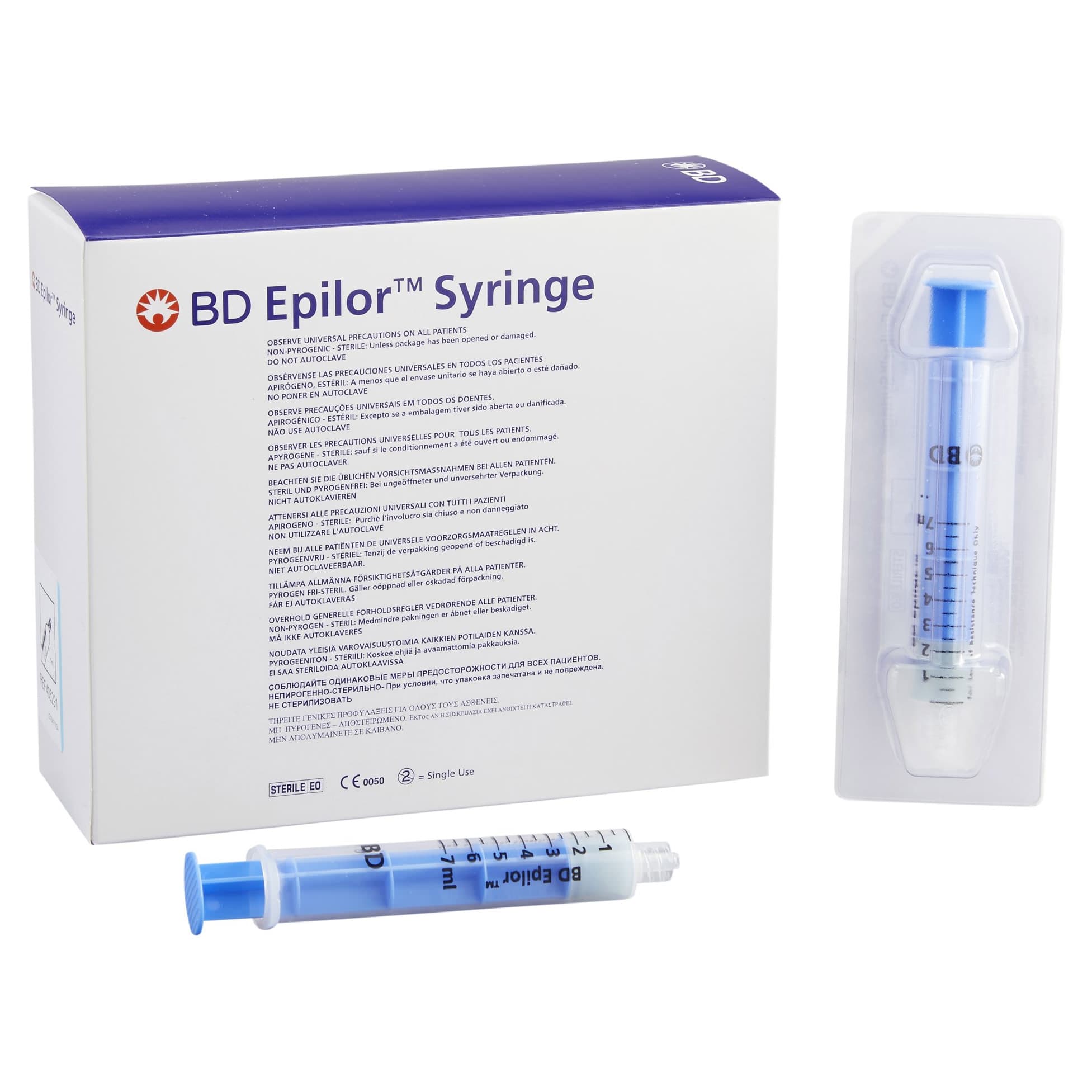 Epilor LOR Syringe, Luer Lock Tip - Case of 50 - Image 1
