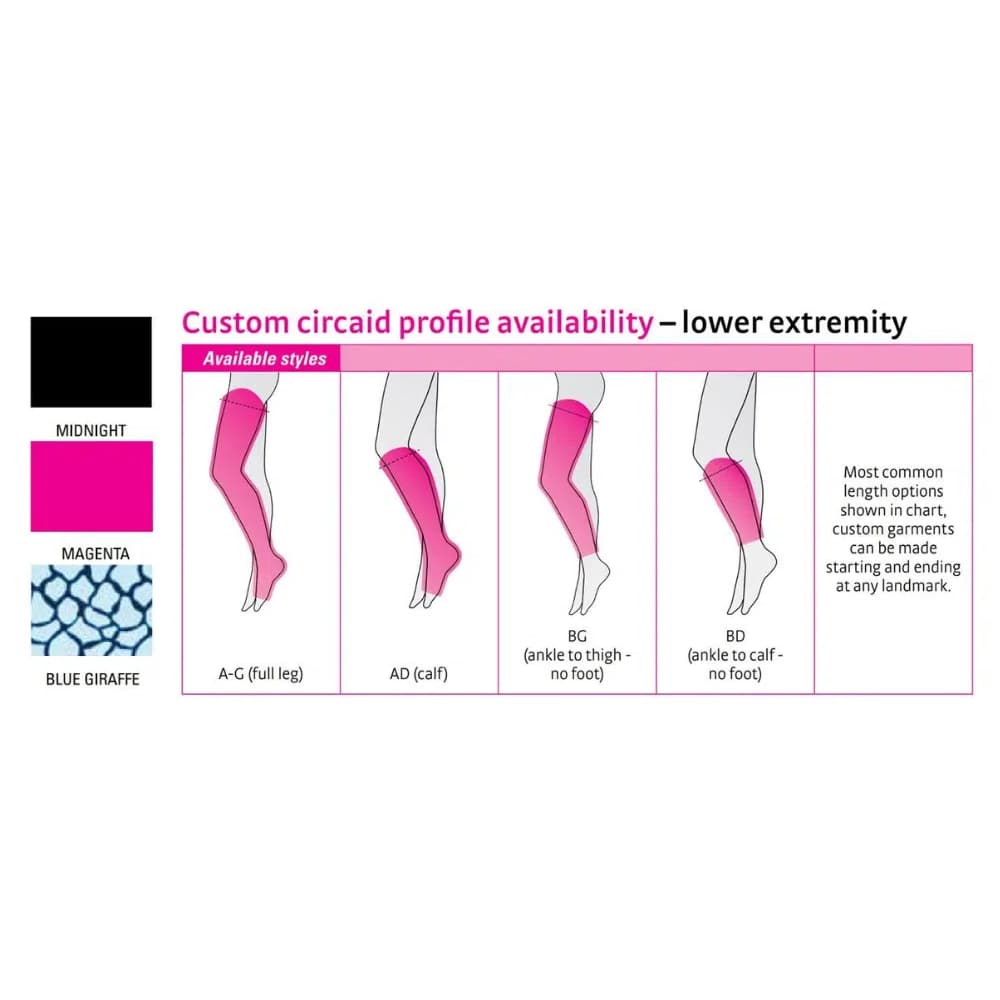 Circaid Profile Lower Leg Foam Sleeve, Midnight - Image 3