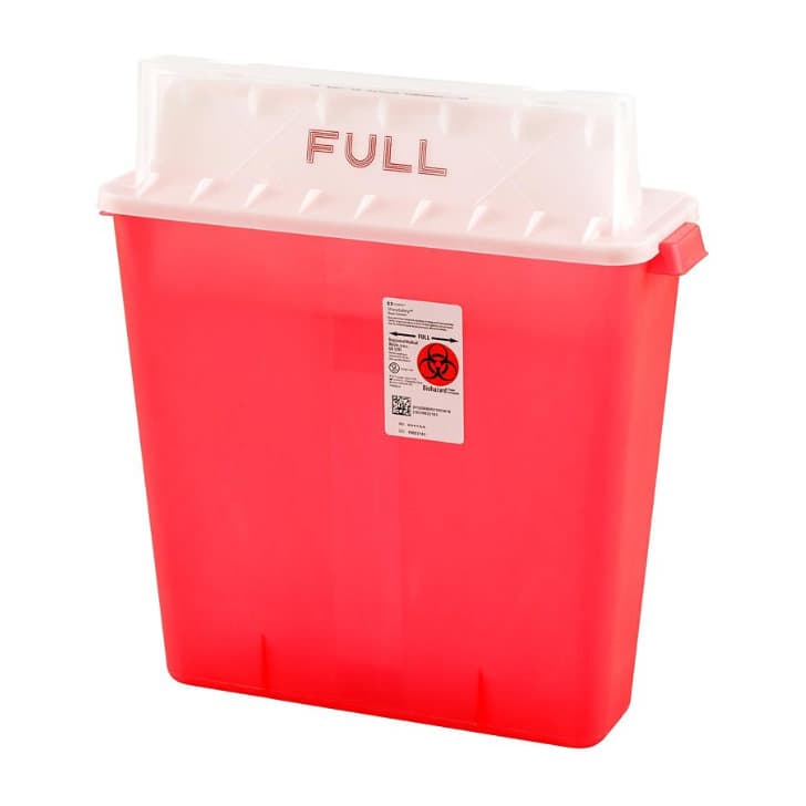 SharpStar In-Room Multi-purpose Sharps Container, 4 Gallon - Case of 10 - Image 1