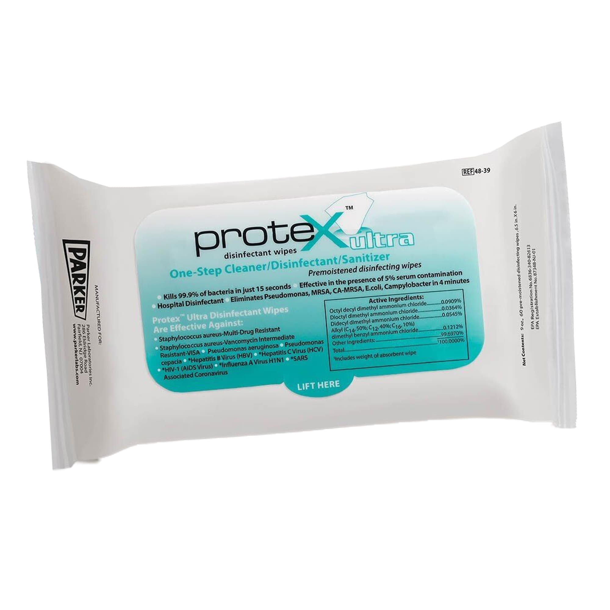 Protex Ultra One-Step Premoistened Disinfectant Wipes, Soft Pack - Case of 1440 - Image 1