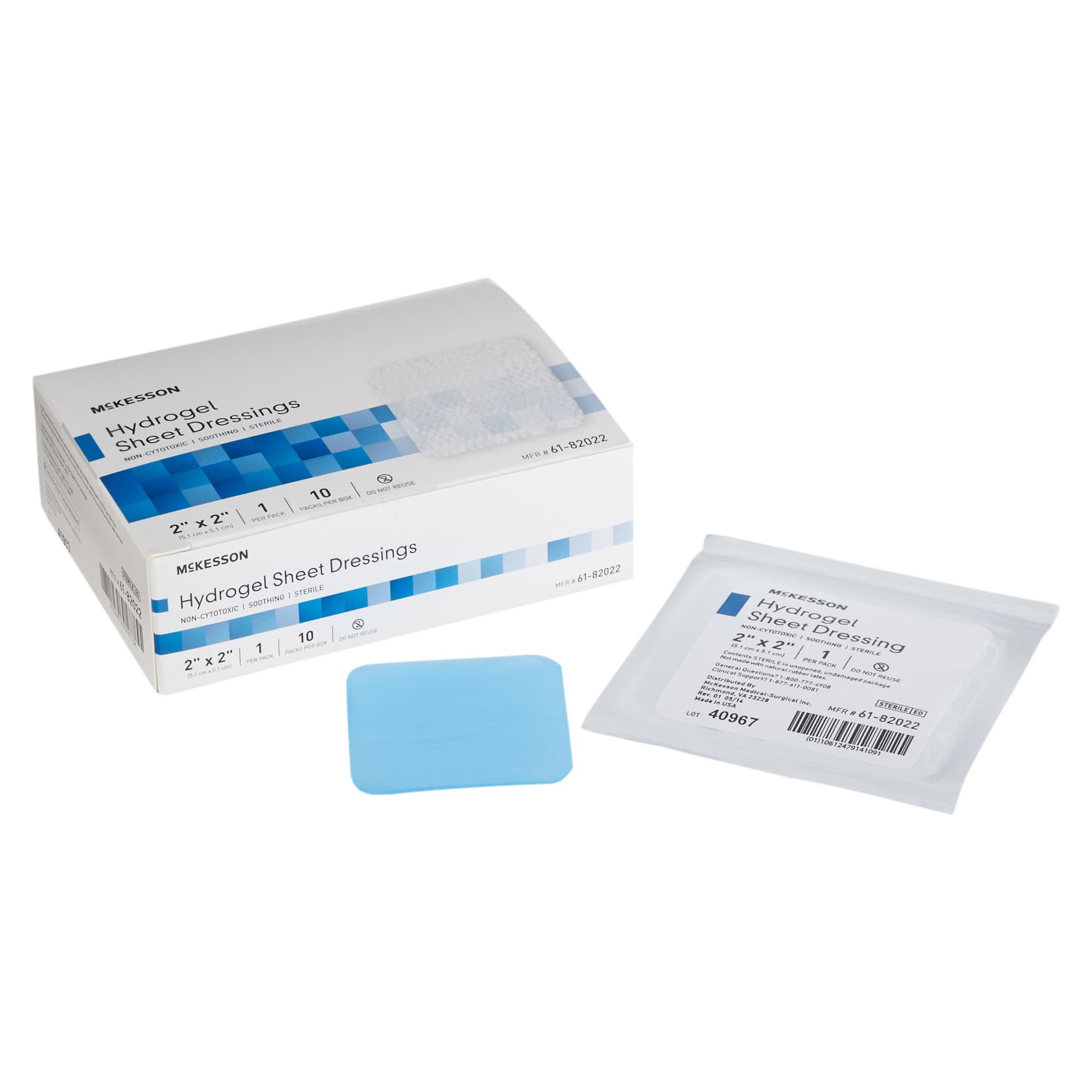 McKesson Hydrogel Dressing Square Sterile