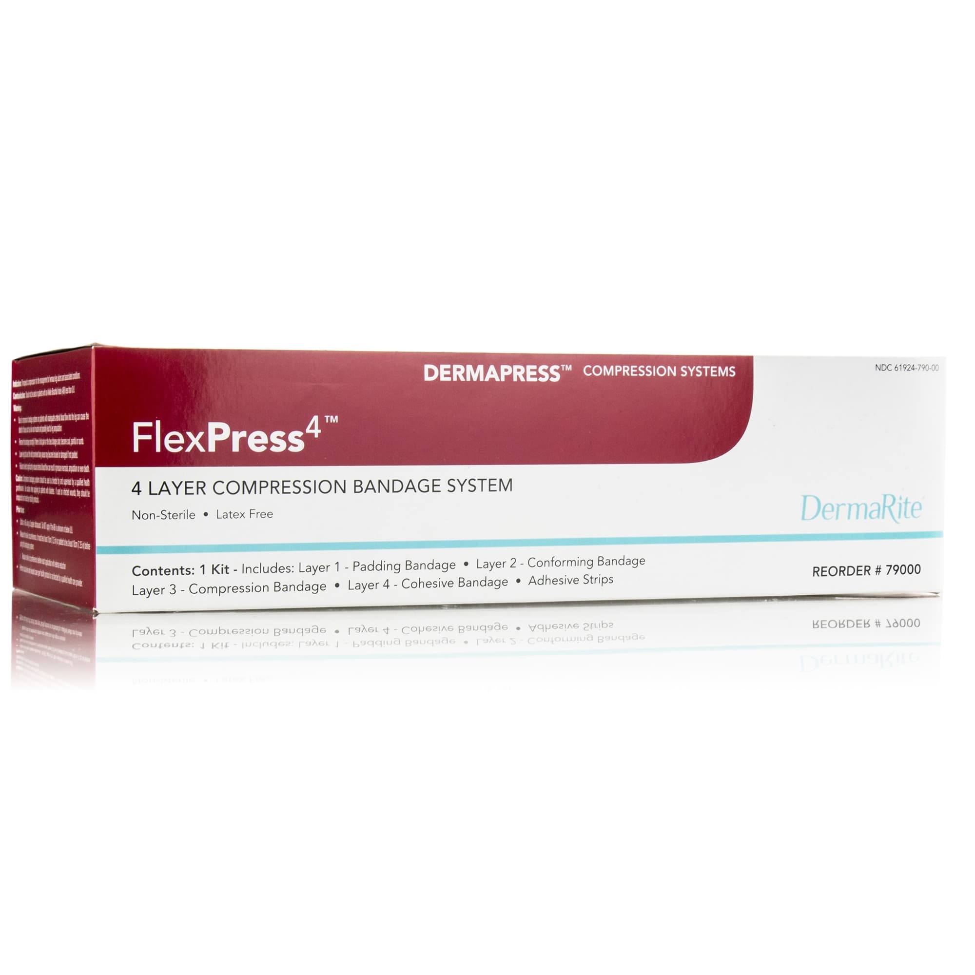 DermaRite FlexPress4 Four Layer Compression Bandage System - Image 2