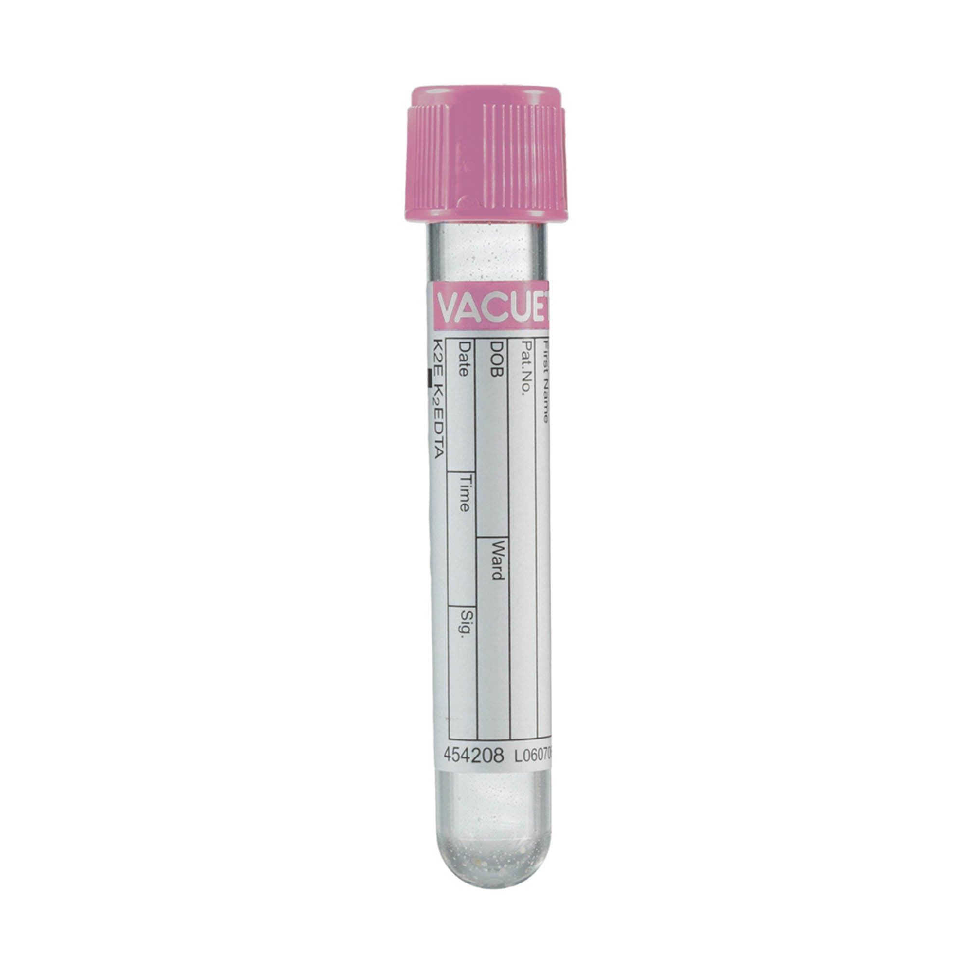 Vacuette Venous Blood Collection Tube, Pink, 4 mL - Case of 1200 - Image 1