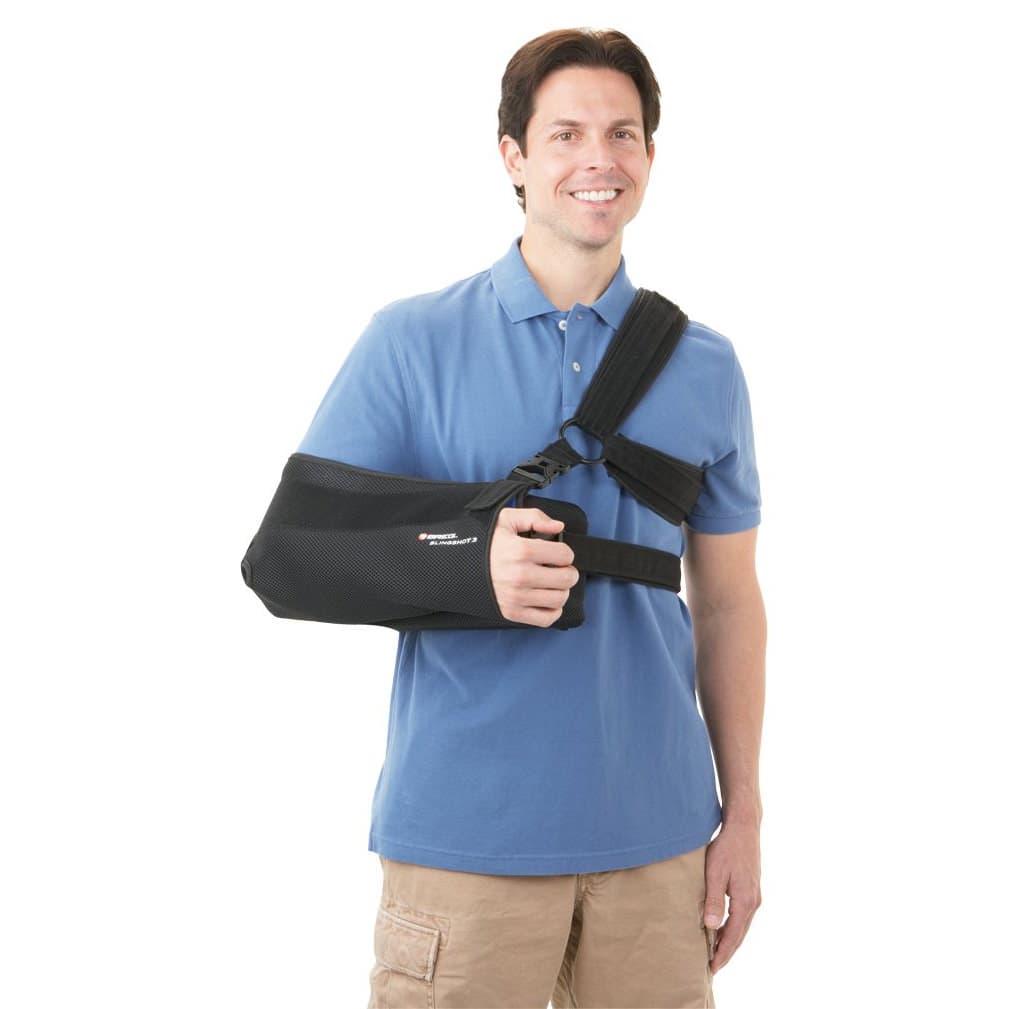 SlingShot 3 Shoulder Brace with Abduction Pillow & Exercise Ball, Medium - Each - Image 1