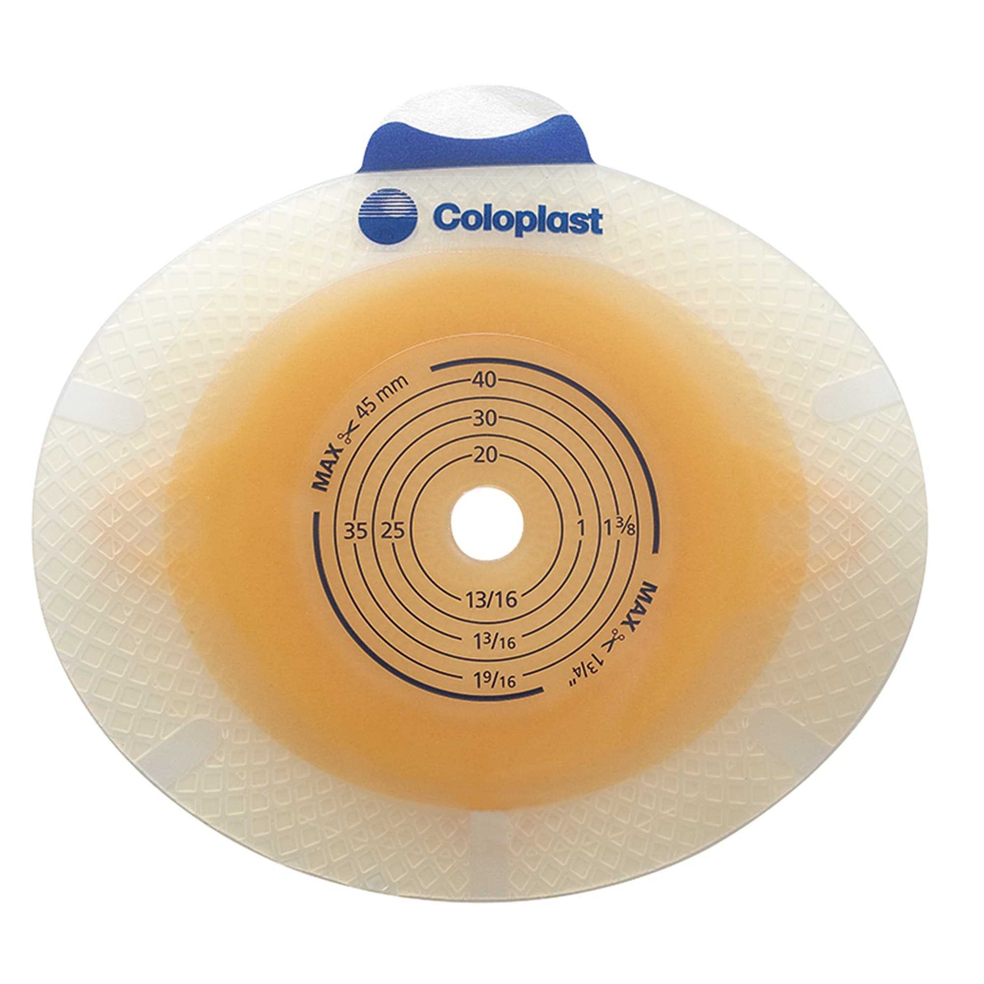 SenSura Click Pre-cut Flat Barrier, 13/16" Stoma - Box of 5 - Image 1