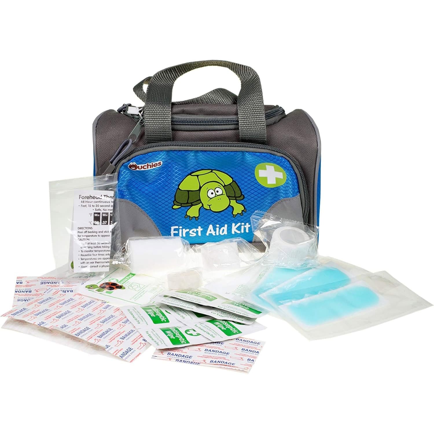 Ouchies Sea Friendz First Aid Kit for Kids, 50 Piece