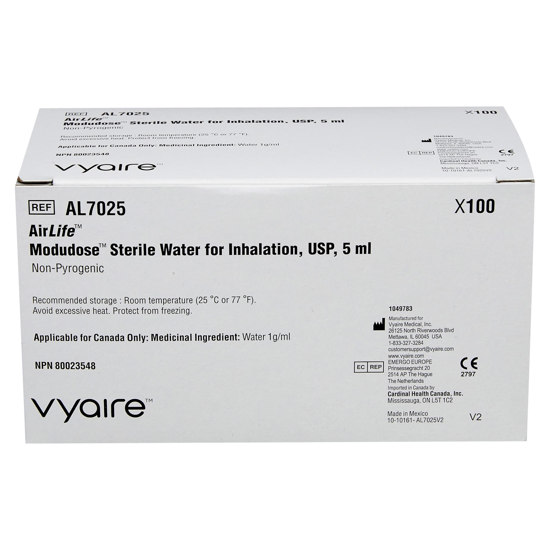 AirLife Modudose Sterile Water for Inhalation - Image 2