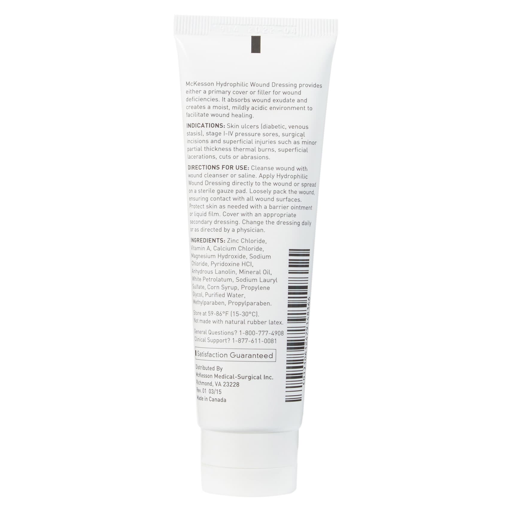 McKesson Hydrophilic Wound Dressing Gel NonSterile - Image 2