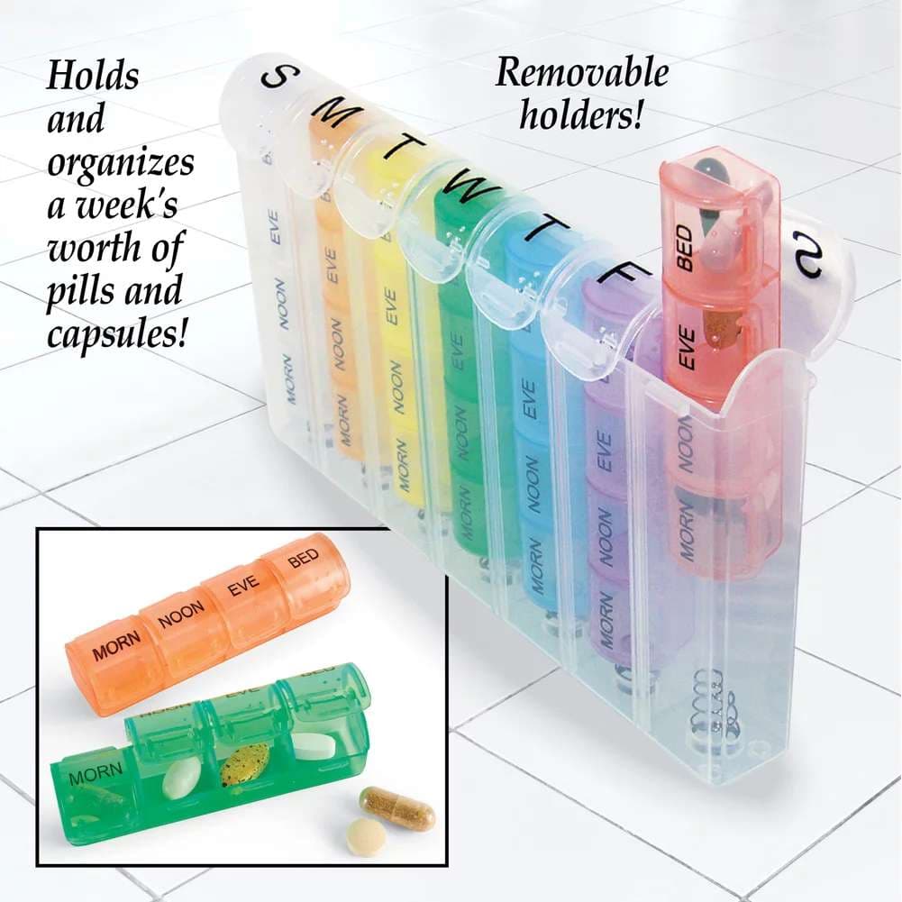 Jobar Pop-Up Weekly Pill Organizer - Image 2