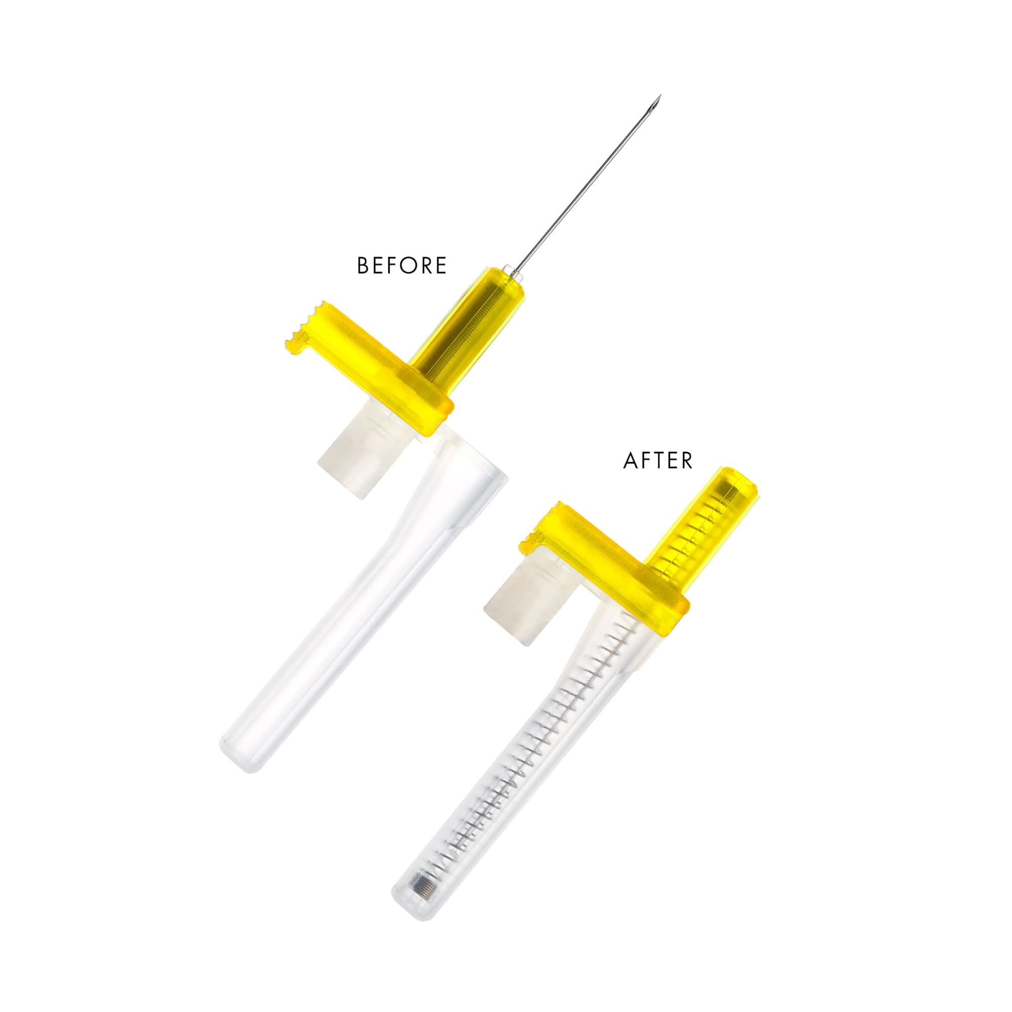 EasyPoint Retractable Safety Hypodermic Needle, 20G x 1" - Case of 400 - Image 1