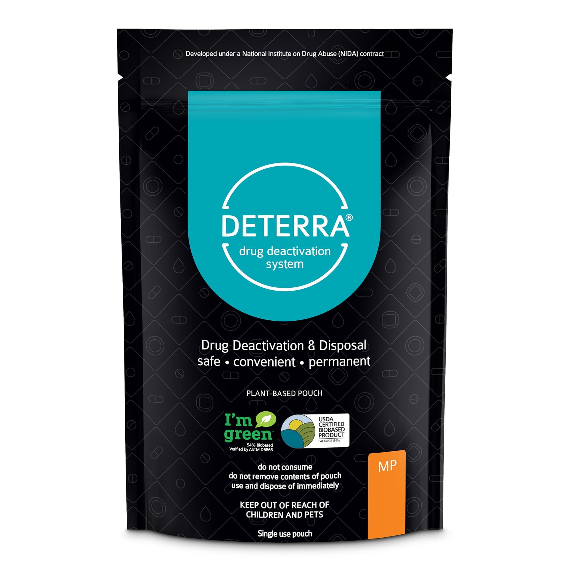 Deterra Drug Deactivation Disposal Pouch 6 oz - Case of 200 - Image 1
