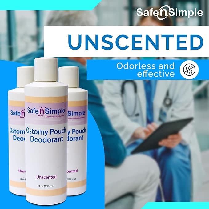 Safe n' Simple Blue Ostomy Pouch Deodorant - Image 4