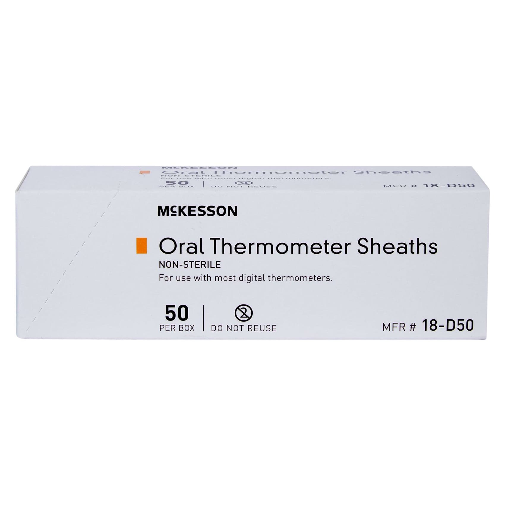 McKesson Film and Paper Oral Thermometer Sheath - Case of 5000 - Image 3