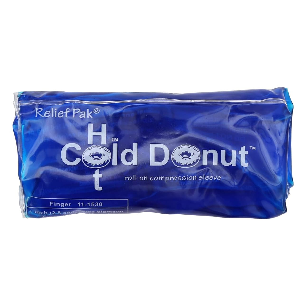 Cold n' Hot Donut Roll on Compression Sleeve, Finger, Upto 1 Inch - Case of 20 - Image 1