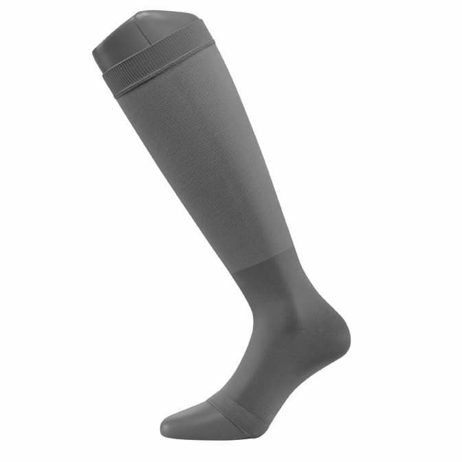 Juzo Dual Stretch Knee High Compression Stockings 20-30mmHg, Open Toe, Short, Black, Medium - Pair - Image 1