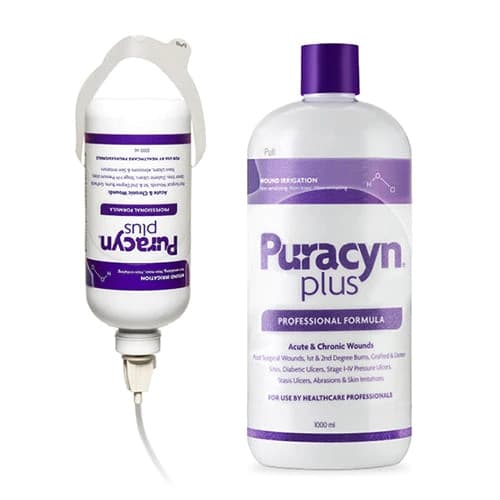 Puracyn Plus Professional Wound Irrigation Solution Bottle - Image 2