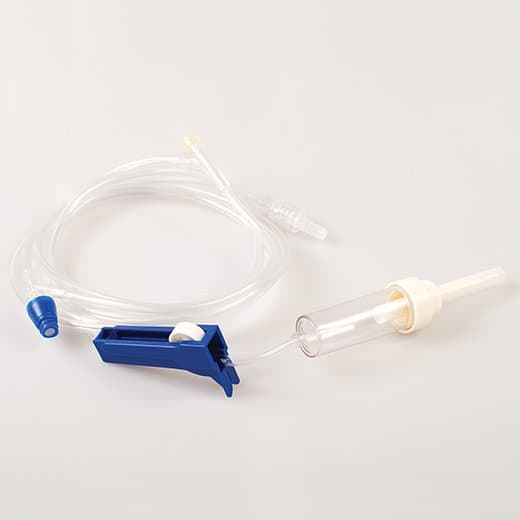 MedSource Primary IV Administration Set without Filter, Split Septum Y-Port, 83 Inch - Case of 50 - Image 1